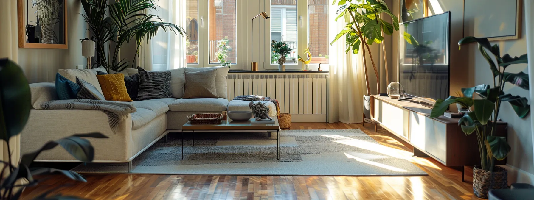 a modern ductless ac unit quietly cooling a stylish living room in newark, nj. a modern ductless ac unit quietly cooling a stylish living room in newark, nj.